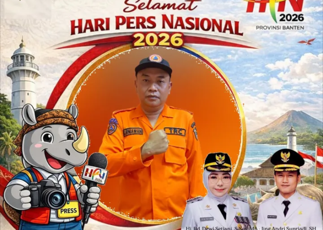 BPBD Pandeglang Mengucapkan Selamat Hari Pers Nasional