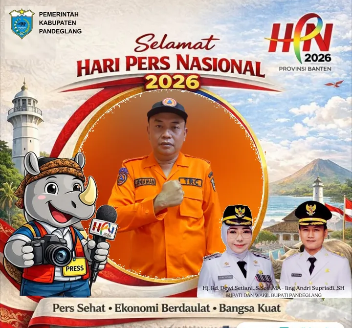 BPBD Pandeglang Mengucapkan Selamat Hari Pers Nasional