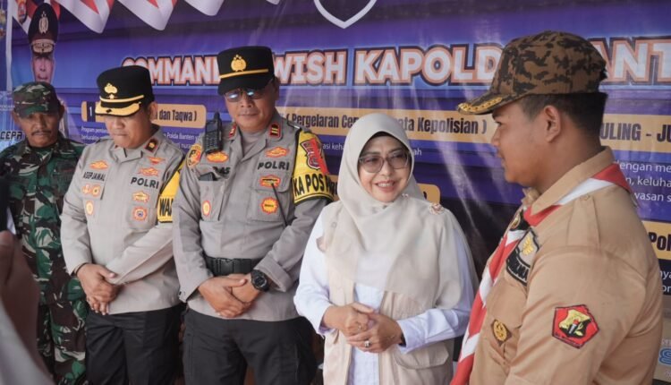 Bupati Pandeglang Monitoring Pos Pengamanan dan Tempat Wisata