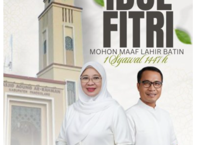 Dinas Kesehatan Kabupaten Pandeglang, Mengucapkan Selamat Hari Raya Idul Fitri 1447 H