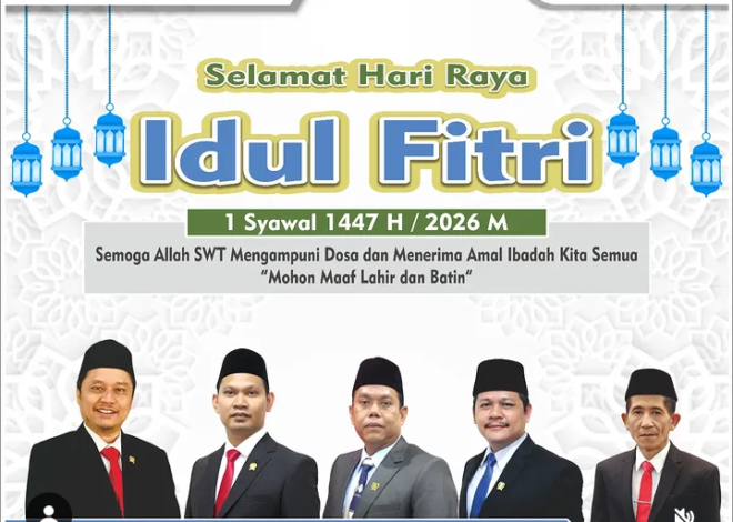 Dewan Perwakilan Rakyat Daerah Kabupaten Pandeglang, Mengucapkan Selamat Hari Raya Idul Fitri, 1 Syawal 1447 H