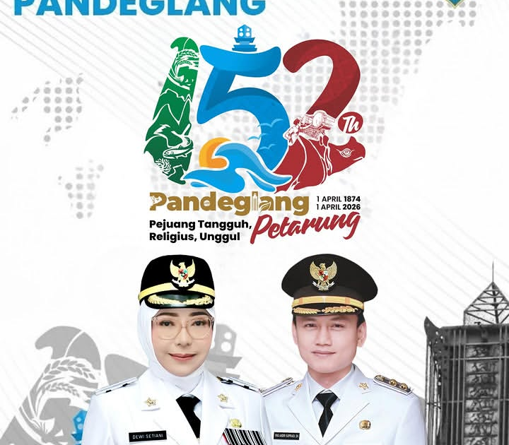 Pemerintah Daerah Kabupaten Pandeglang, Mengucapkan Selamat Hari Jadi Ke -152 Kabupaten Pandeglang