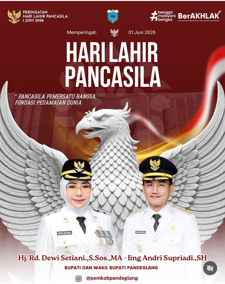Pemerintah Daerah Kabupaten Pandeglang, Mengucapkan Selamat Hari Lahir Pancasila