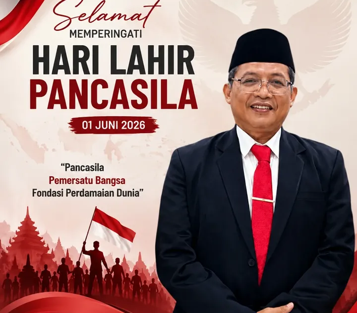 Dinas Pendidikan Pemuda Dan Olahraga, Mengucapkan Selamat Hari Lahir Pancasila