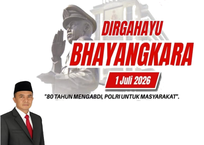 Dinas Pekerjaan Umum Dan Penataan Ruang Kabupaten Pandeglang, Mengucapkan Selamat Hari Bhayangkara