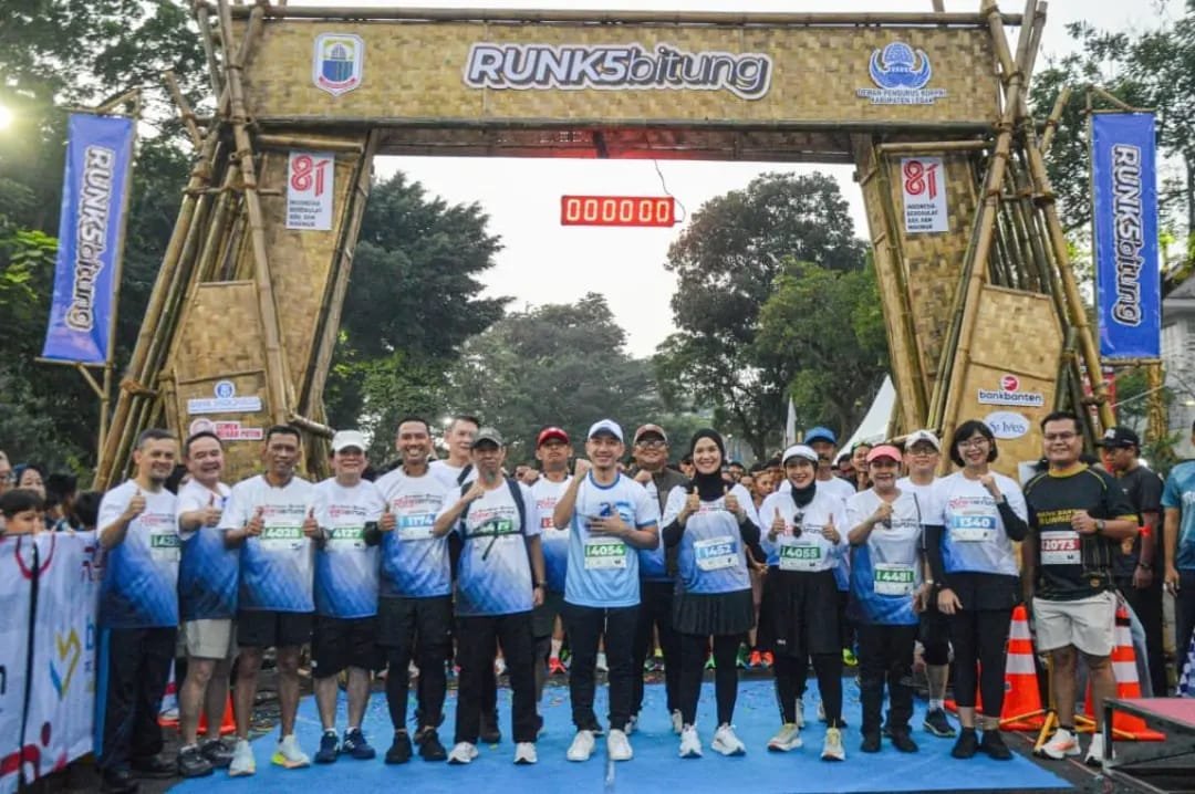 Bupati Lebak Lepas Ribuan Peserta Runk5bitung 2026